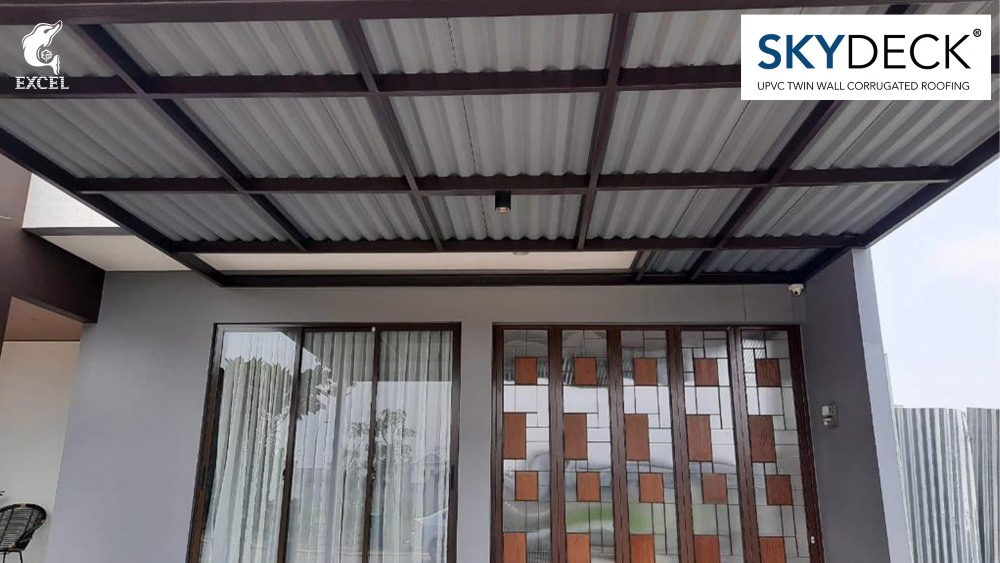 atap uPVC SKYDECK untuk carport